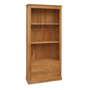 Brooklyn Oak 2 Drawer Bookcase