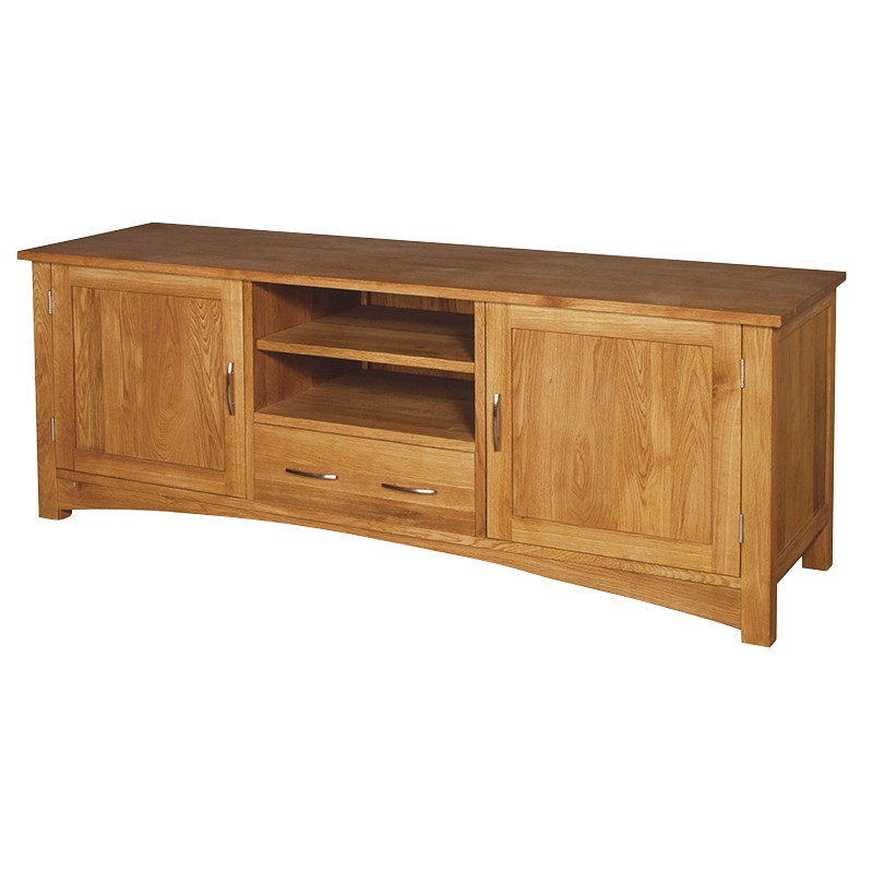 Brooklyn Oak Low TV Sideboard Brooklyn Oak Direct